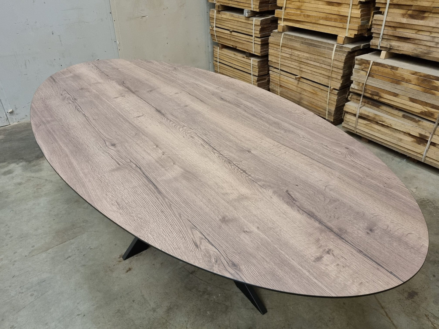 Ovale HPL tafel
