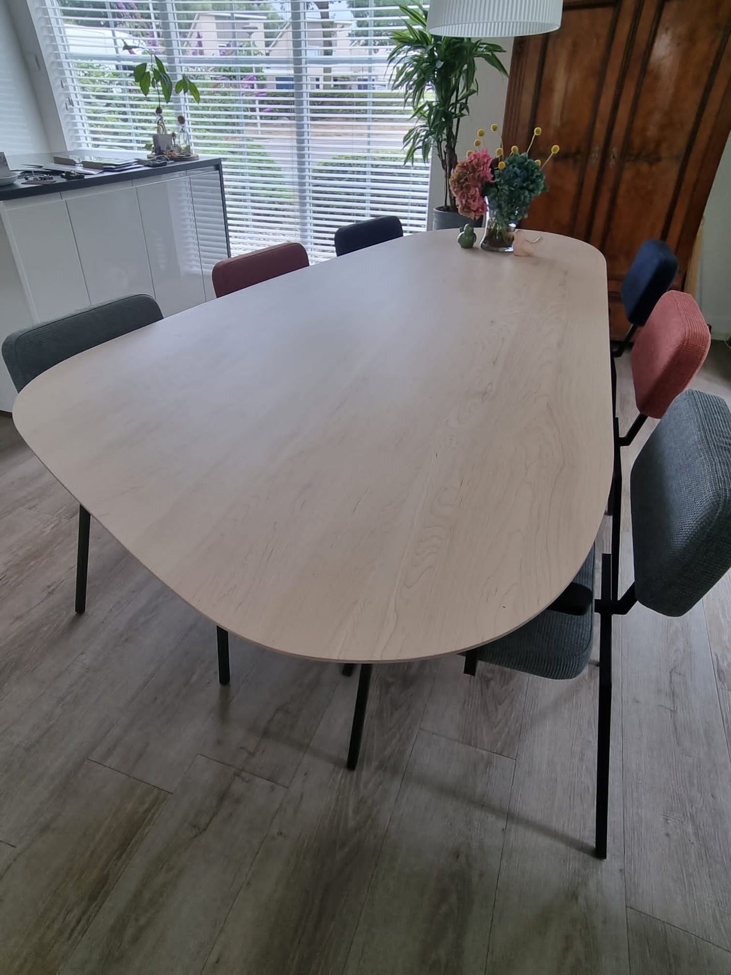 Organische tafel - 3 CM spinpoot 8x8