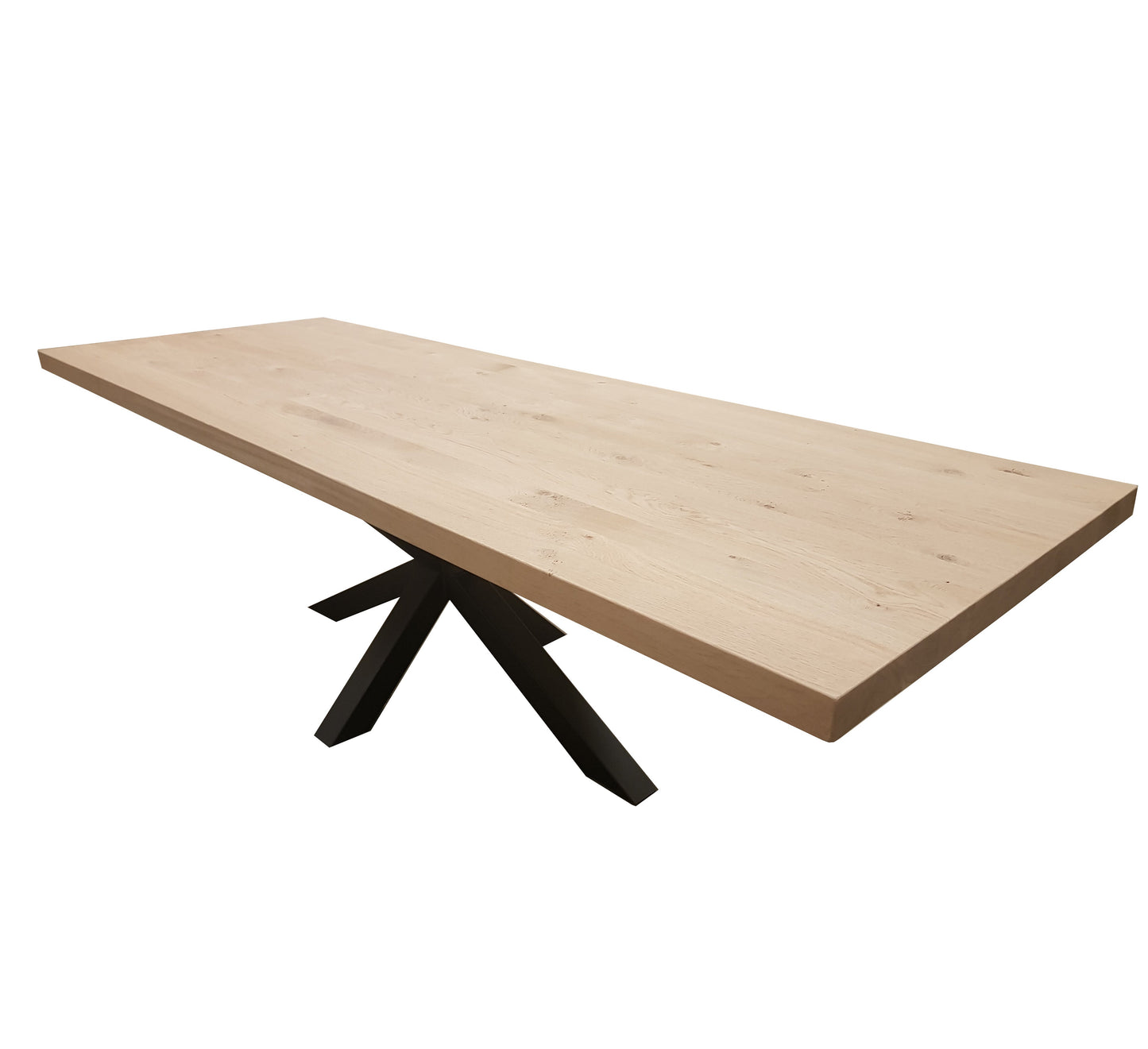 Rechthoekige eettafel - 4 CM - Spinpoot koker 8 x 8