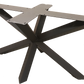 Rechthoekige eettafel -  3 cm  -  Spinpoot prisma X