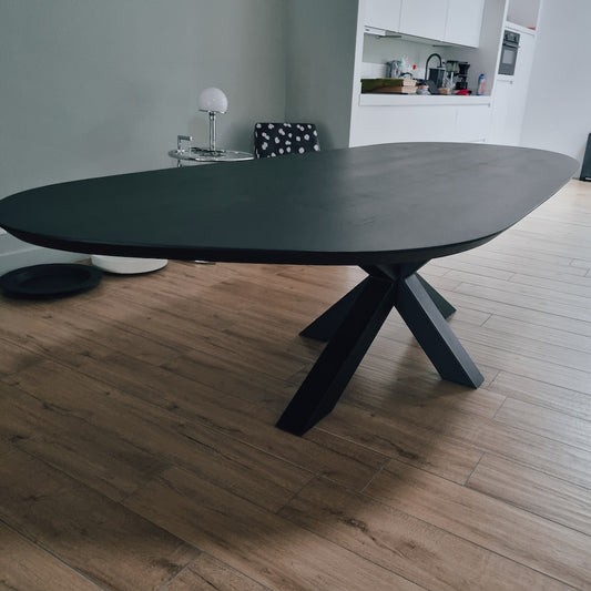 Organische tafel -  3 CM -  spinpoot 10x10