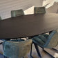 Ovale eettafel -  3 CM -  Smalle Spinpoot