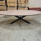 Ovale HPL tafel