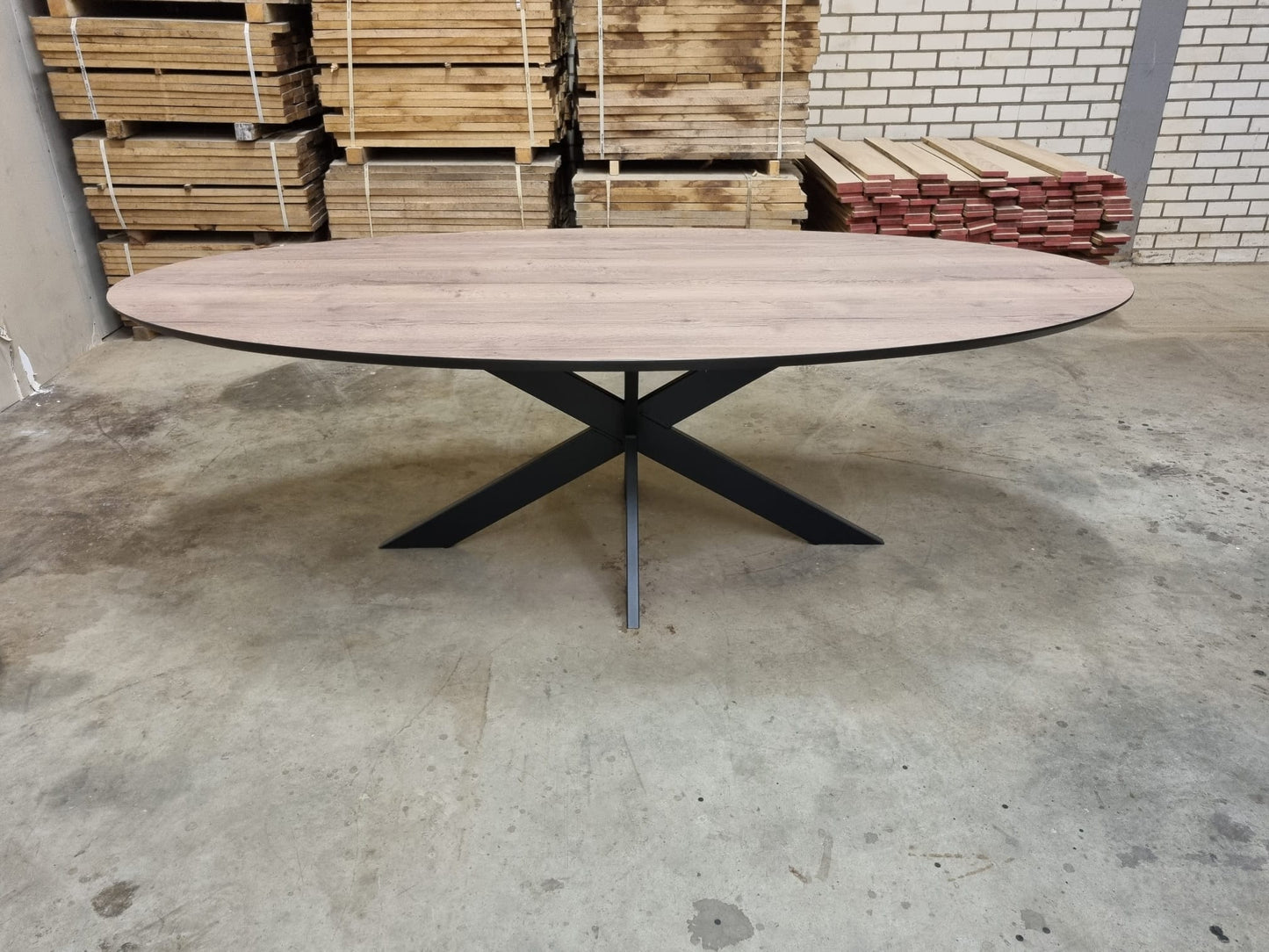 Ovale HPL tafel