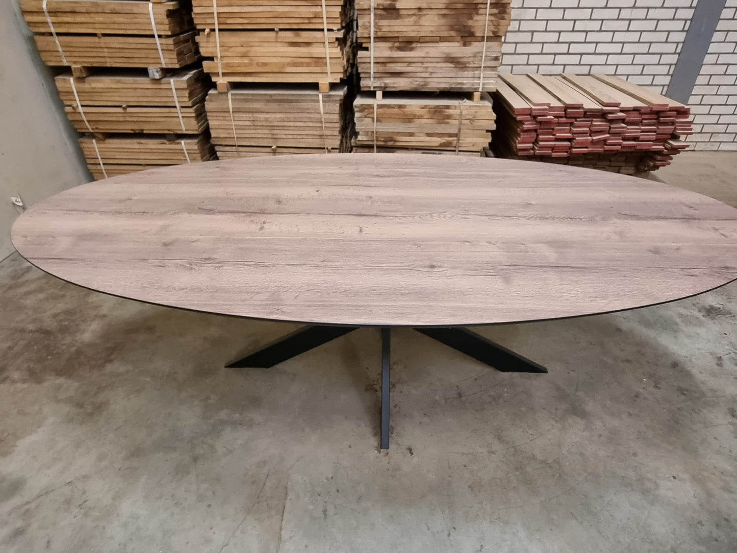 Ovale HPL tafel