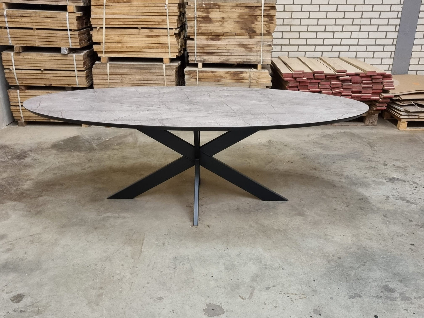 Ovale HPL tafel