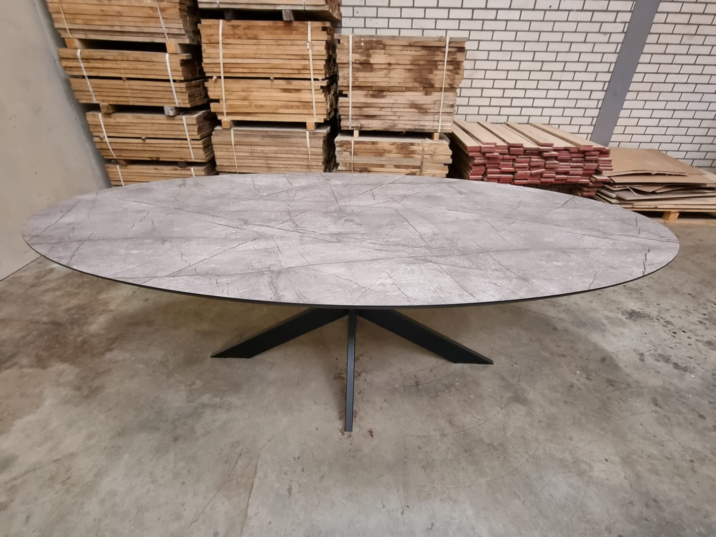 Ovale HPL tafel