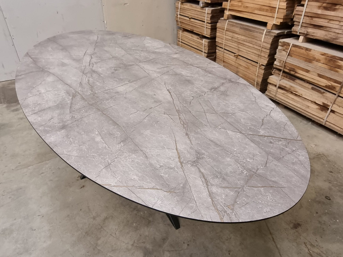 Ovale HPL tafel