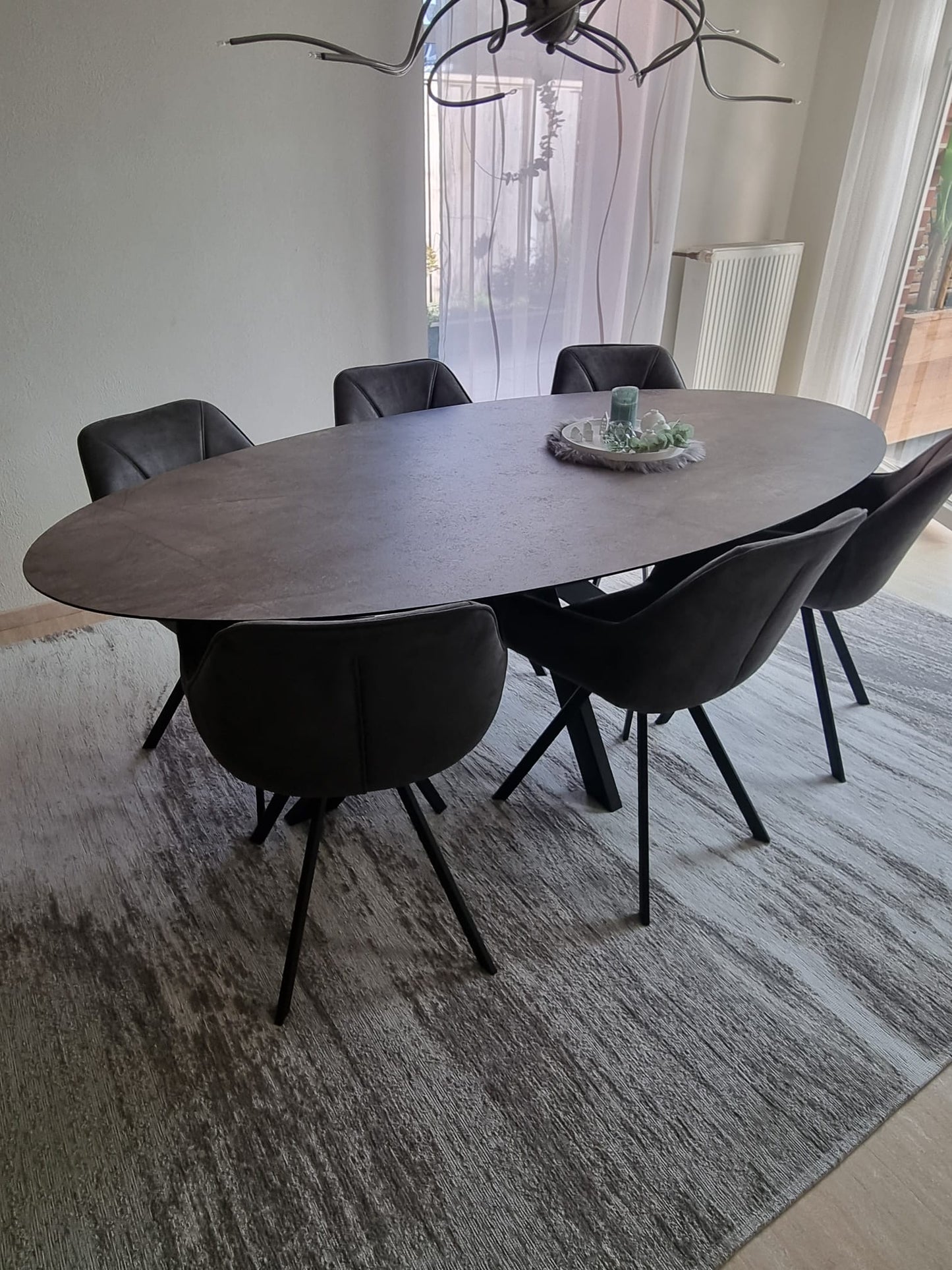 Ovale HPL tafel