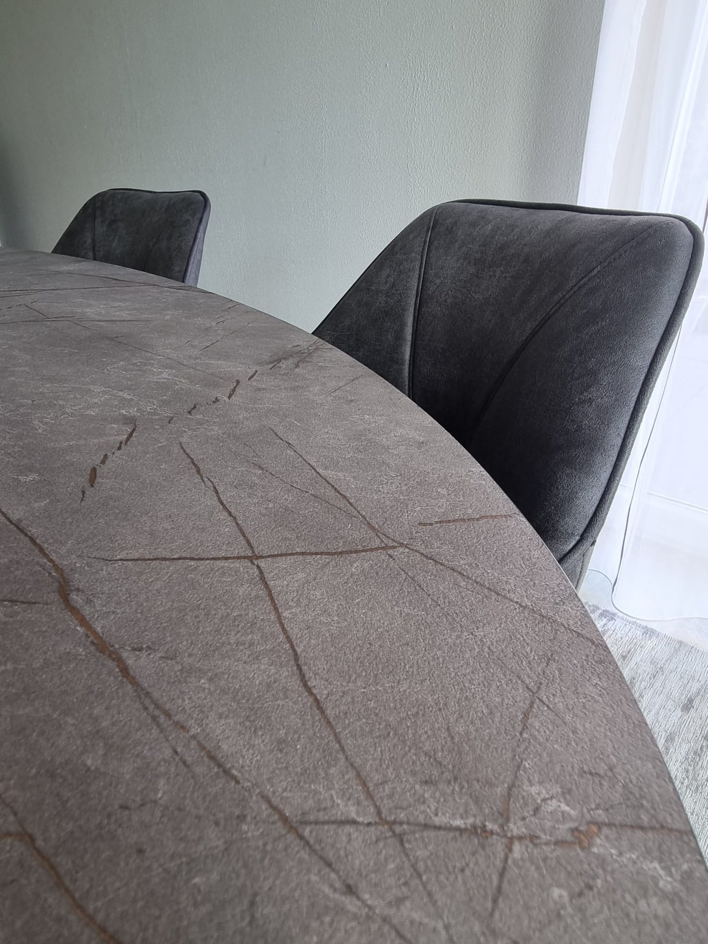 Ovale HPL tafel