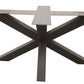 Rechthoekig eettafel -  3 cm - spinpoot 8x8