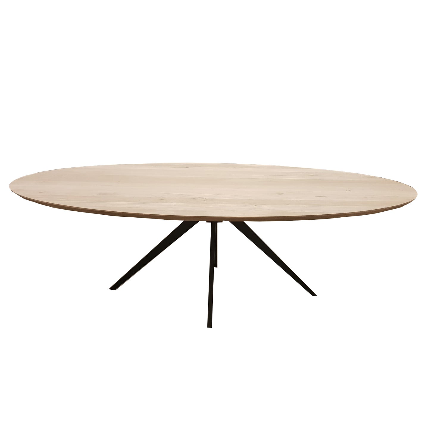 Ovaler Esstisch – 3 cm – konisches Spinnenbein