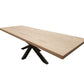 Rechthoekige eettafel -  4 CM -  Spinpoot koker 8 x 8
