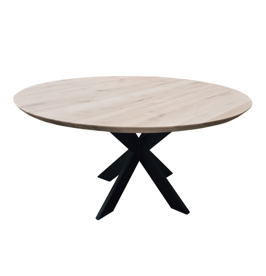 Ronde eettafel -  3 CM -  Smalle Spinpoot